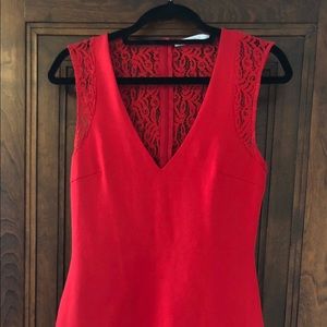Short bodycon red dress